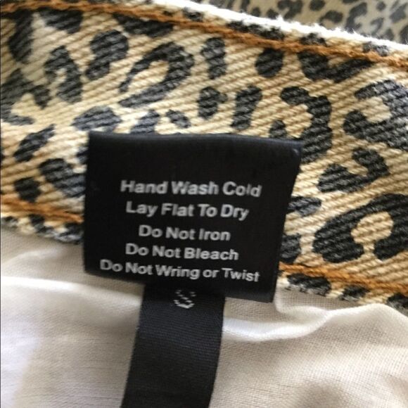 Pol 5 pockets, distressed leopard print jeans - Picture 14 of 14